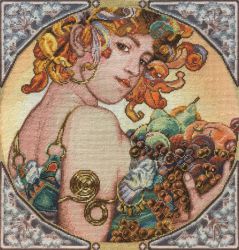 04.010.05 Набор для вышивания Марья Искусница "Фрукты" по рисунку А. Муха