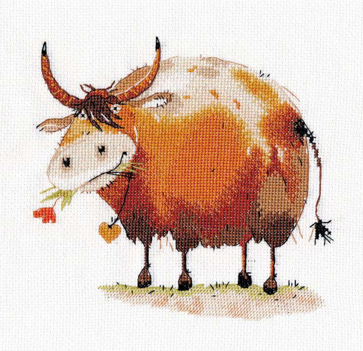 1330 Набор для вышивания Овен "Символ года. Бычок-1"
