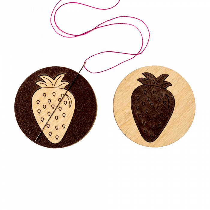 Магнитный двухсторонний держатель для игл ВОЛШЕБНАЯ  СТРАНА FLMH-010(W), 3.5см