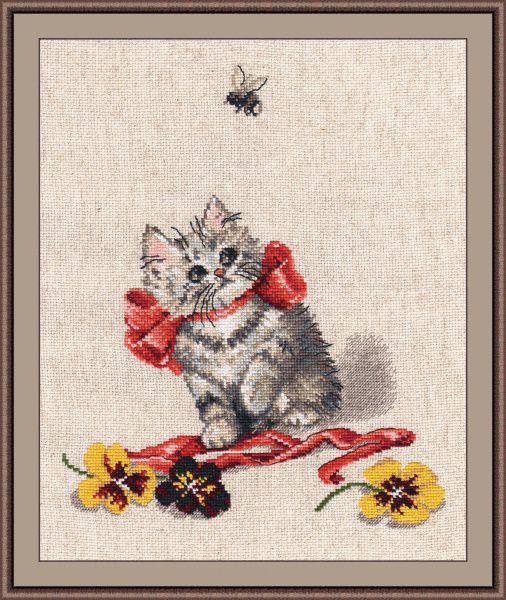 Набор для вышивания крестом ОВЕН "Маленький охотник" 581