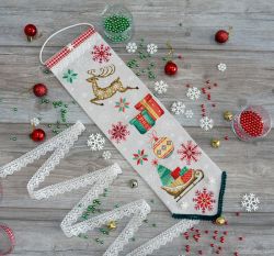 21.003.11 Набор для вышивания Марья Искусница "Вымпел "Зимнее Новогоднее"