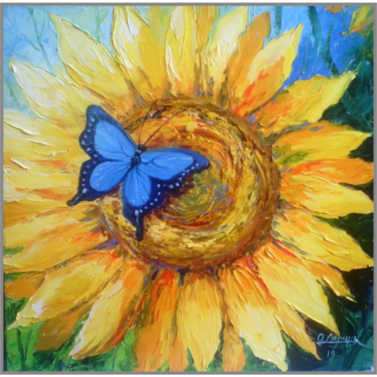 F-322 Алмазная мозаика Милато "Солнечный цветок"