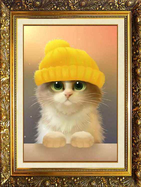 Алмазная мозаика Милато "Желтая шапочка" N-385