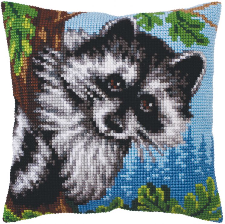 5273 "Енотик" подушка для вышивания Collection D'Art 