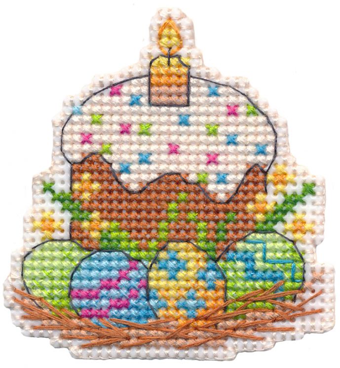 1382 Набор для вышивания ОВЕН Магнит "Пасха"