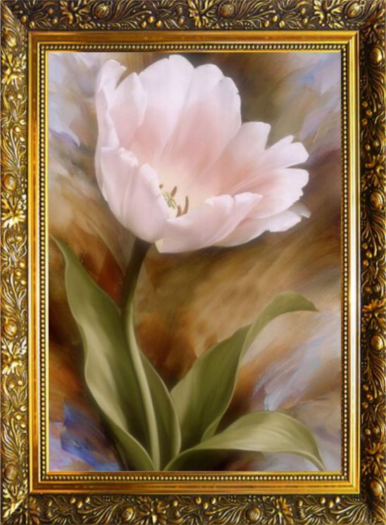  Алмазная мозаика Милато "Винтажный тюльпан" NR-31