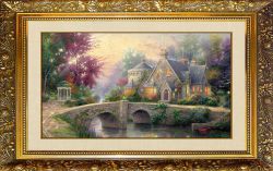 F-158 Алмазная мозаика МИЛАТО "Дом у реки"