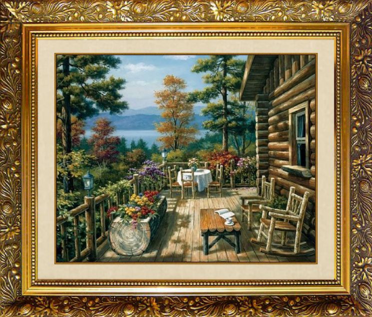 F-296 Алмазная мозаика МИЛАТО "Уютный уголок"