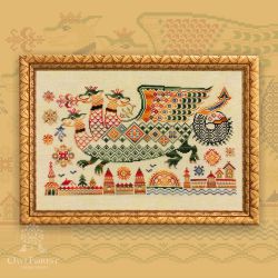 0053-ЗГ-Н-3Bf Набор для вышивания СОВИНЫЙ ЛЕС  "Змей Горыныч"