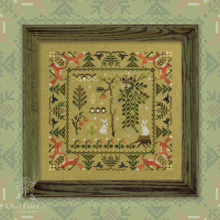 0093-ЛШ-С Схема для вышивания «Леший»