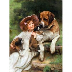 Z-303 Алмазная мозаика Милато "Дружная компания"