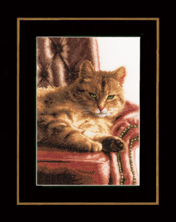 PN-0021762 Набор для вышивания LANARTE "Relaxed Tabby"