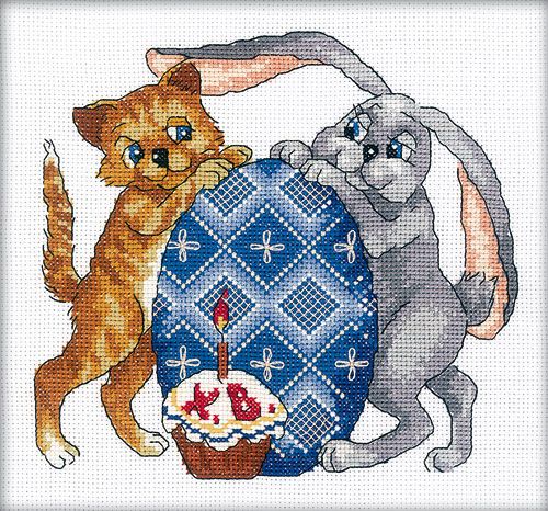 Набор для вышивания крестом РТО "Со Светлой Пасхой!" 2 М246