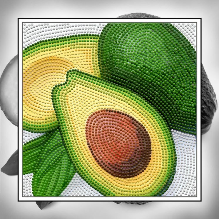 БСА25-087 Алмазная вышивка ТМ Наследие"Авокадо"