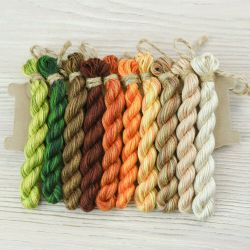 НМул-РЯр-2322 Набор ниток OwlForest для схемы «Рукодельная ярмарка» (ПНК) 32 каунт в 2 нити