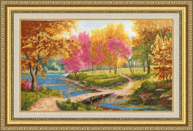 ВМ-031 Набор для вышивания Золотое Руно "Золото осени"