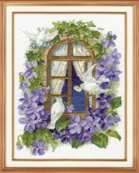 1048 Набор для вышивания ОВЕН "На крыльях любви 2"