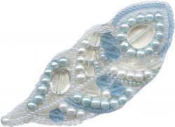 176-БП Набор для изготовления броши БП-176 "Нежность" брошь 9,0х3,5см.