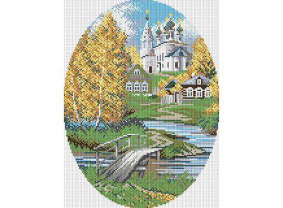 Алмазная мозаика Белоснежка "Осенняя пора" 078-ST