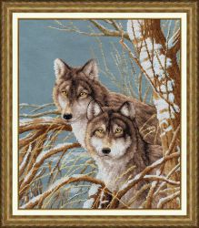 ДЖ-043 Набор для вышивания Золотое Руно "Лесные гости"