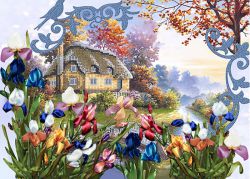 КБ-361 Схема для вышивания бисером ТМ Наследие "Тихая жизнь"