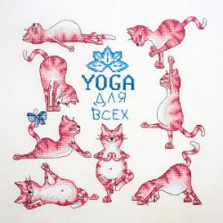 07.002.18 Набор для вышивания Марья Искусница "Йога для всех"