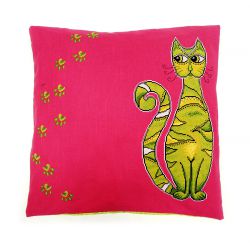 14.001.16 Набор для изготовления наволочки Марья Искусница "Коте зеленый"