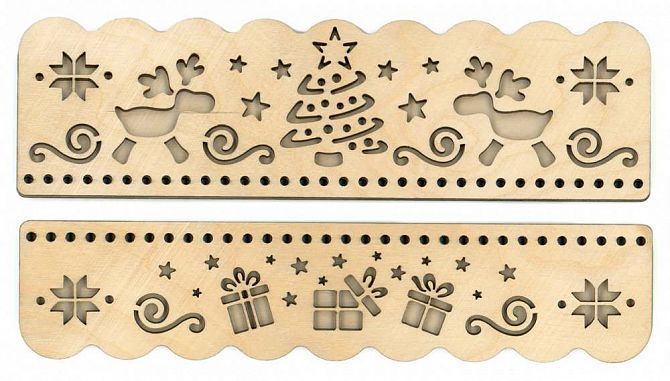 Подвес Щепка НОВОГОДНЯЯ ЕЛКА 26*7 см ОР-168