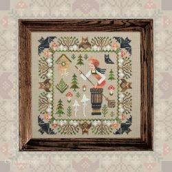 0074-БЯ-Н-3Bf Набор для вышивания СОВИНЫЙ ЛЕС  "Баба Яга"