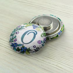 Магнитный держатель «Spring ABC» латинские буквы Letter “O” Маг-ABC-O