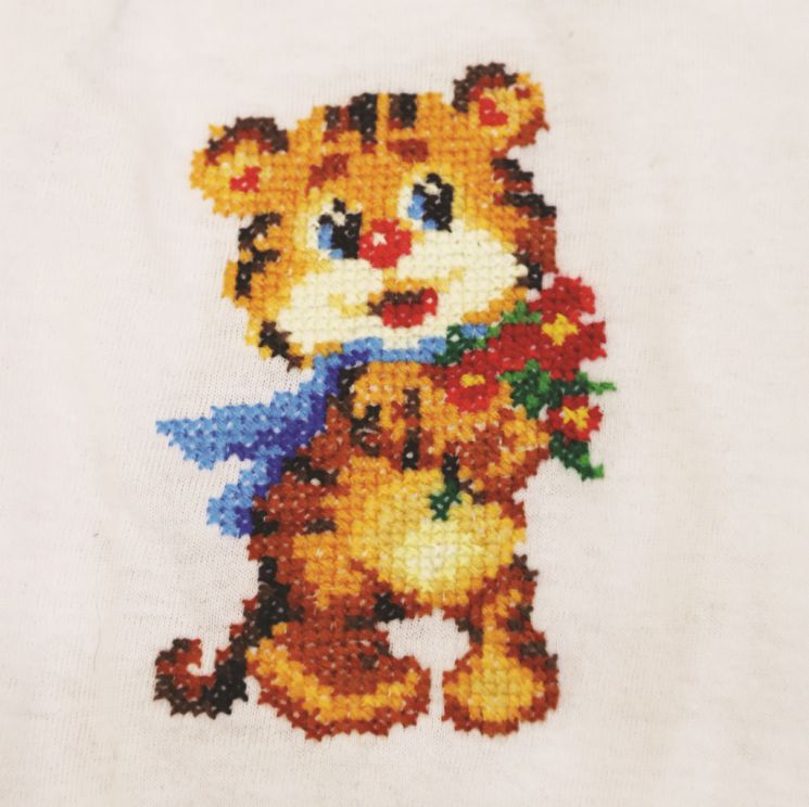 ВН-004 Набор для вышивания Золотое Руно "Веселый тигренок"