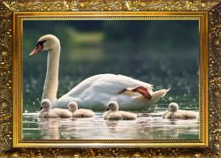 NR-46 Алмазная мозаика Милато "Семья на прогулке"