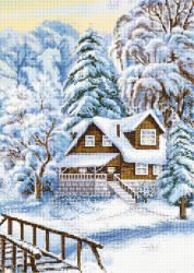 КБ-474 Схема для вышивания бисером ТМ Наследие "Морозное утро"