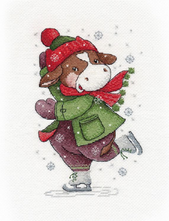 1344 Набор для вышивания ОВЕН "Символ года. Бычок-4"