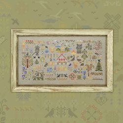 0118-ПП-Н-3Bf Набор для вышивания СОВИНЫЙ ЛЕС «Полюшко-поле», белфаст