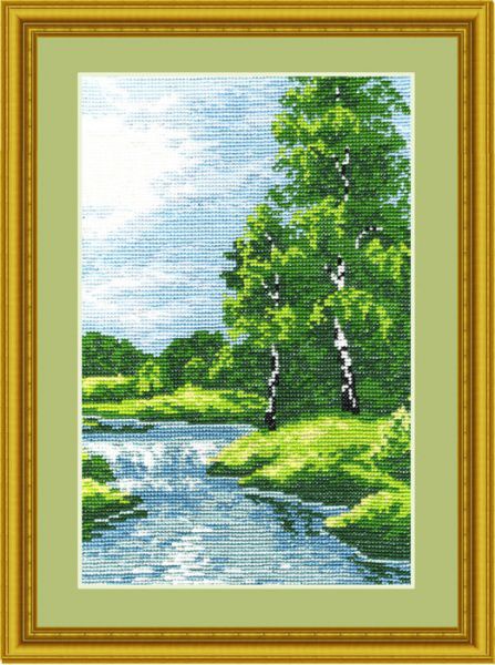 Набор для вышивания крестом ОВЕН "Лето" 184