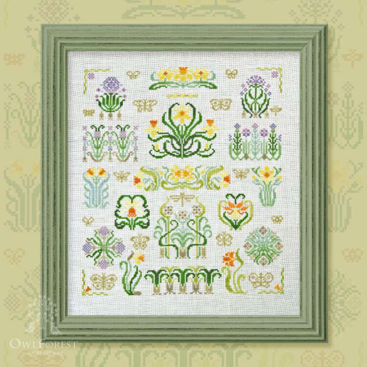 0081-ПН-Н-3Bf Набор для вышивания СОВИНЫЙ ЛЕС  "Принц Нарцисс"