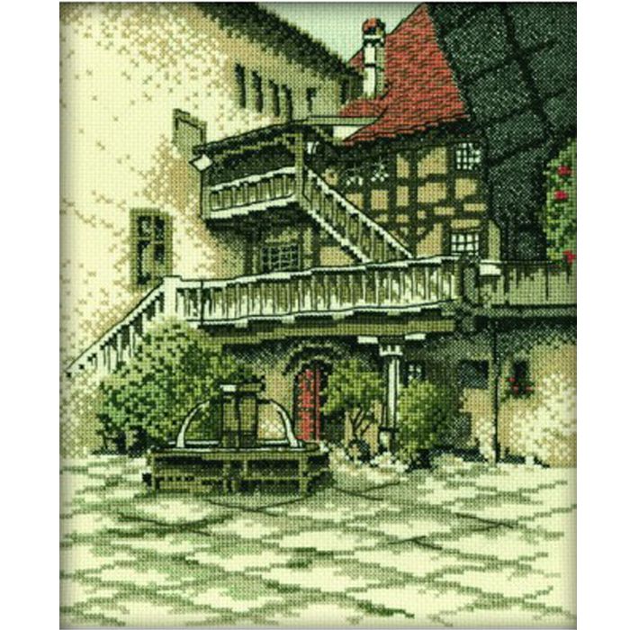 R139 Набор для вышивания РТО "Внутренний дворик замка"