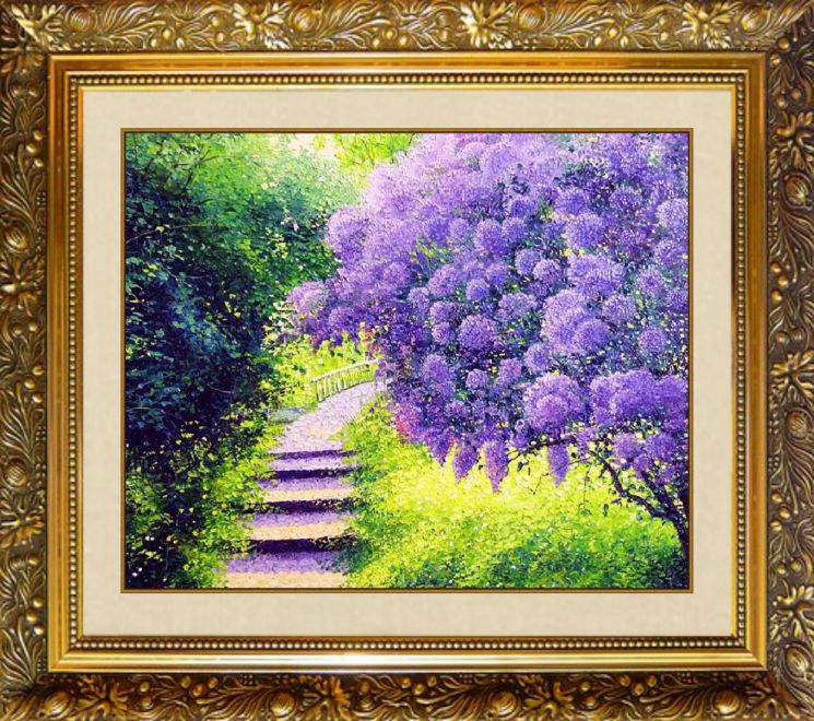 Алмазная мозаика Милато "Вальс сирени" F-201 