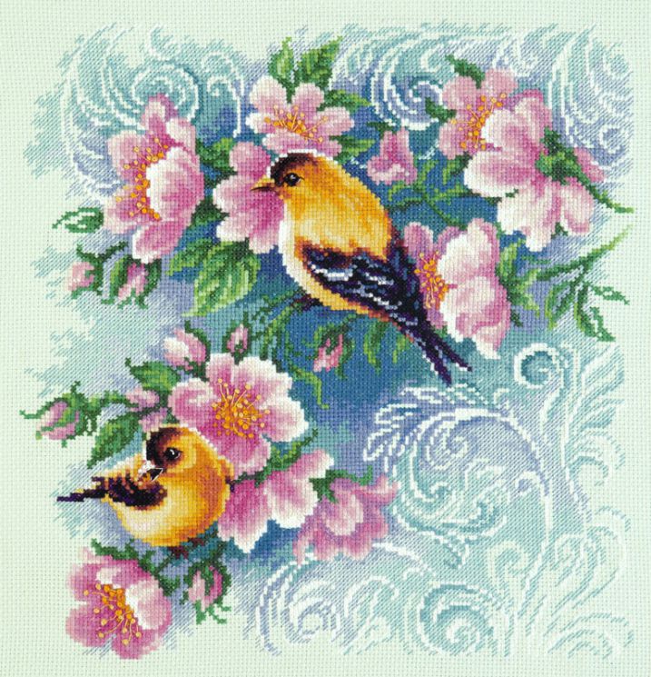 Набор для вышивания крестом Чудесная игла «Красивый роман» 64-08