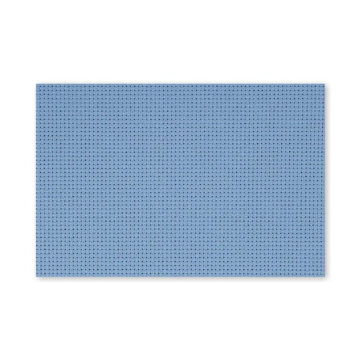 Канва Аида №14 Gamma, 50х50 см, голубой К04ц-3