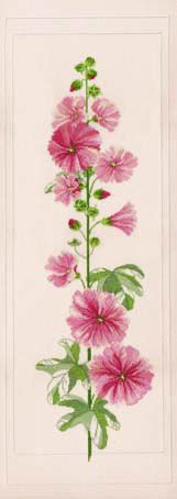 Набор для вышивания крестом Derwentwеr Designs "Шток-роза" FP03