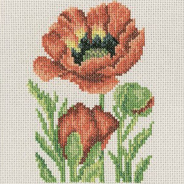 Набор для вышивания крестом РТО "Садовые маки" С177