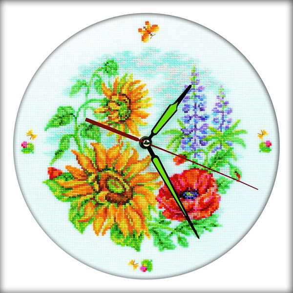 Набор для вышивания крестом РТО "Цветочные часы" 2 М40007 