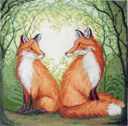 03.014.15 Набор для вышивания Марья Искусница "Рыжие сердца"