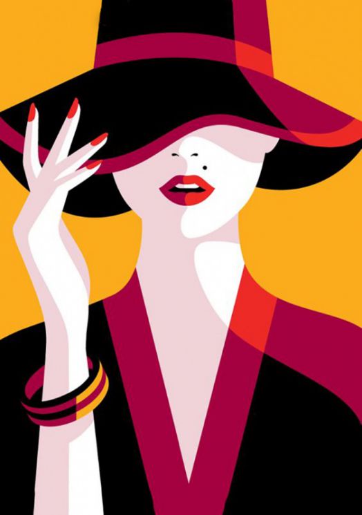 Ag 039 Алмазная мозаика Гранни "Леди Шик"