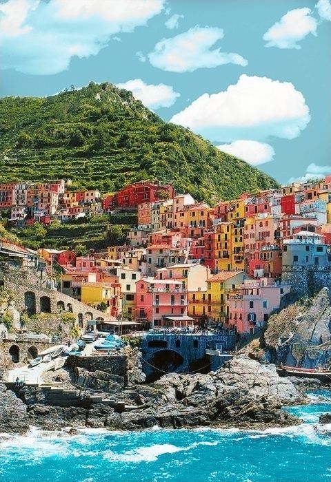 Ag 119 Алмазная мозаика Гранни "Курортный город"