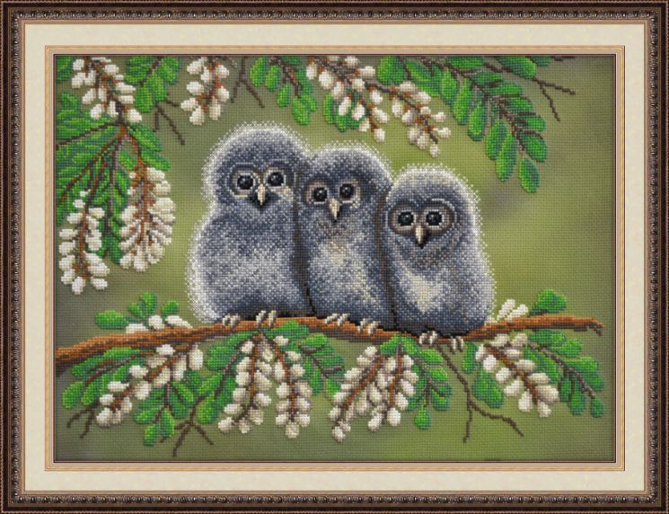 Набор для вышивания крестом ОВЕН "Совята" РК-003