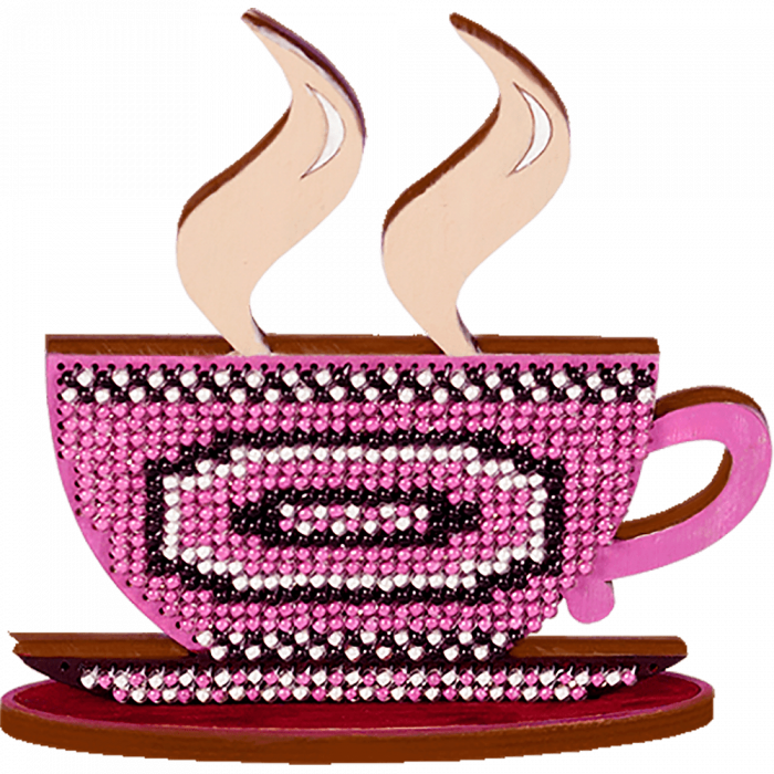 Набор для вышивания бисером по дереву Волшебная страна FLK-013, 9*9.5см