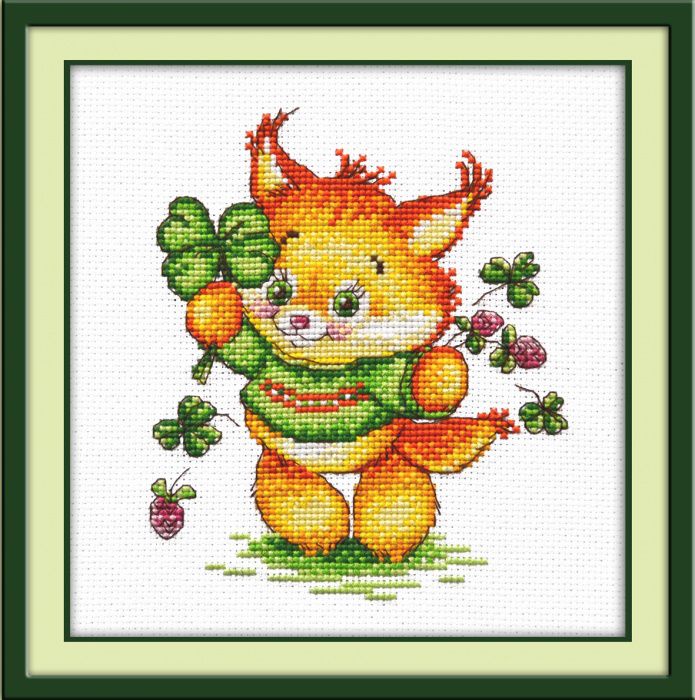 Набор для вышивания крестом ОВЕН "На удачу" 736